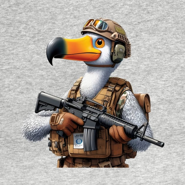Tactical Dodo Bird by Rawlifegraphic